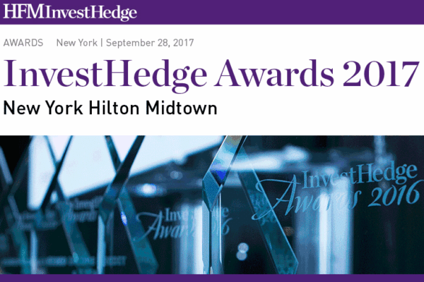 InvestHedge Awards: Notz Stucki among the Winners 2017